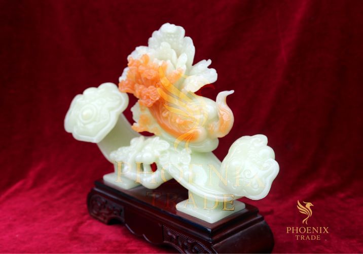 White Jade Cabbage Ornament 百财如意