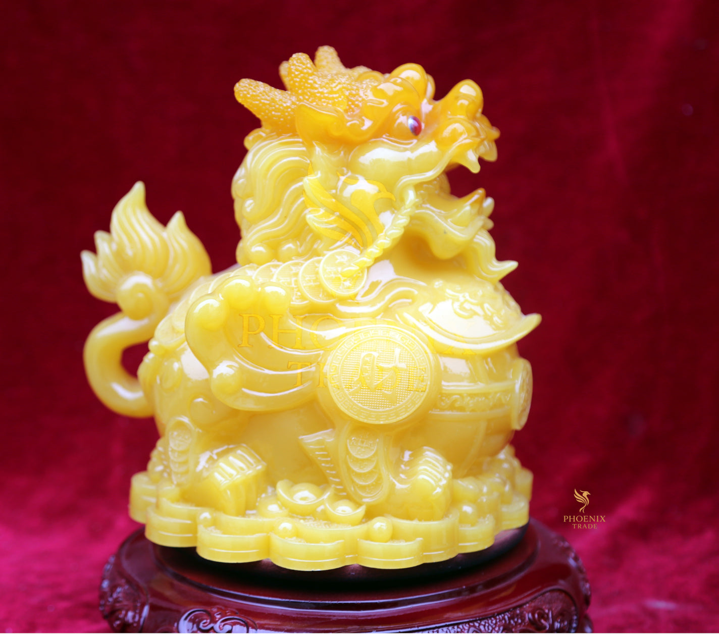 Yellow Pixiu Wealth Beast