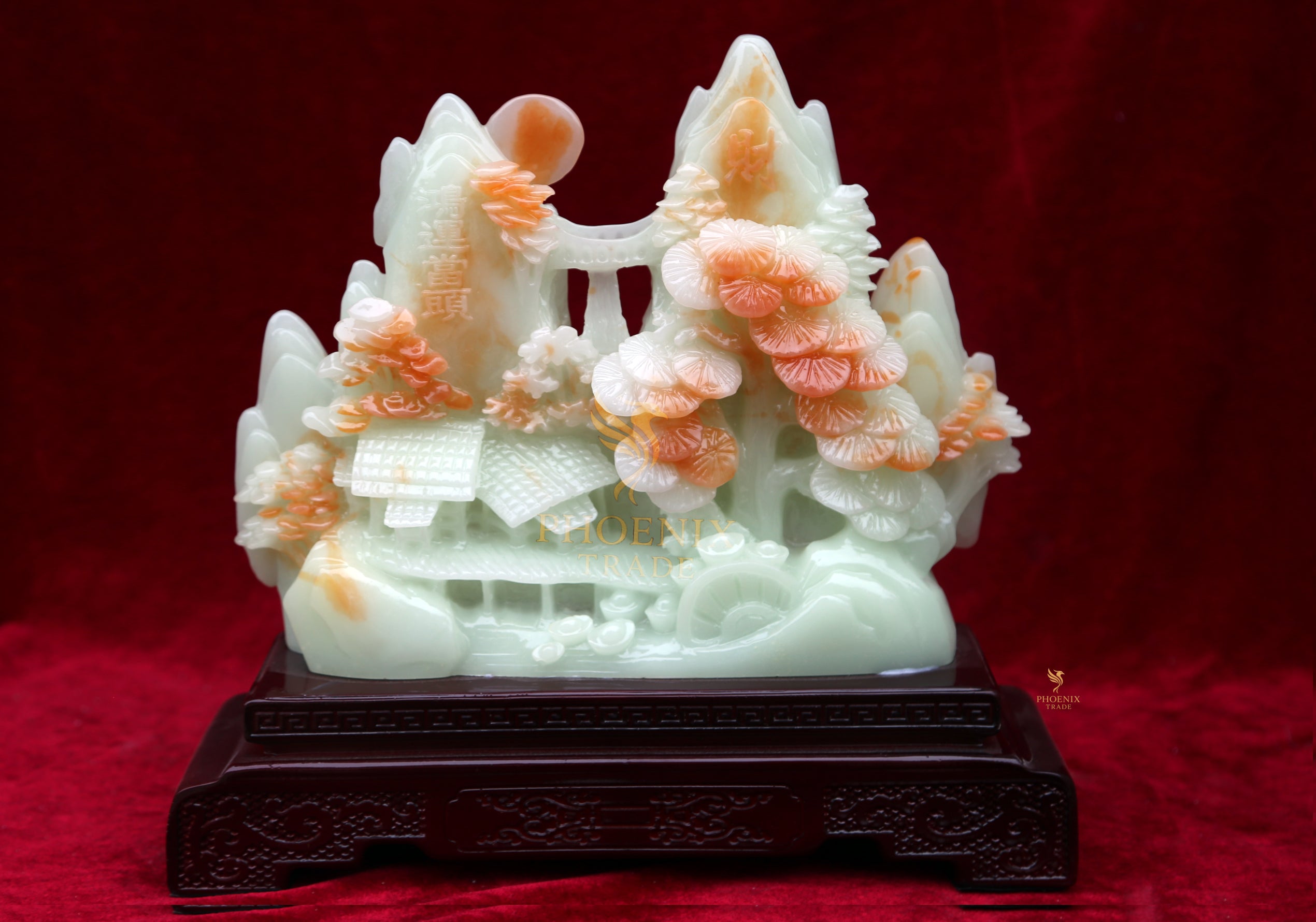 Fortune Peak – “Hongyun Dangtou” Resin Sculpture