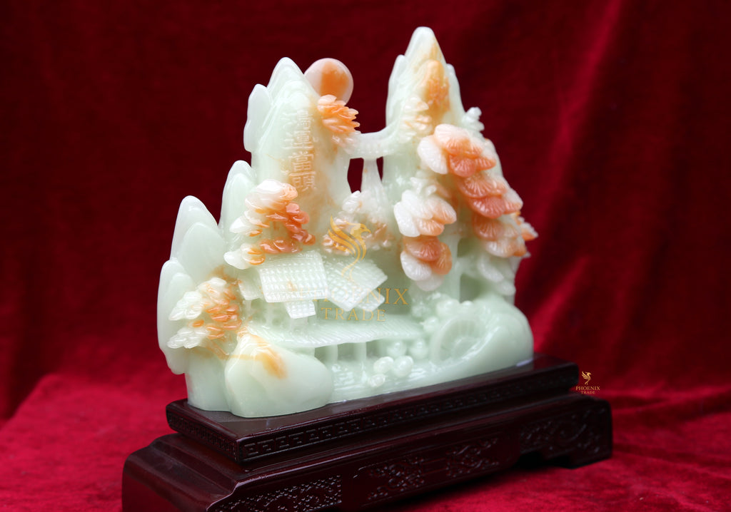 Fortune Peak – “Hongyun Dangtou” Resin Sculpture