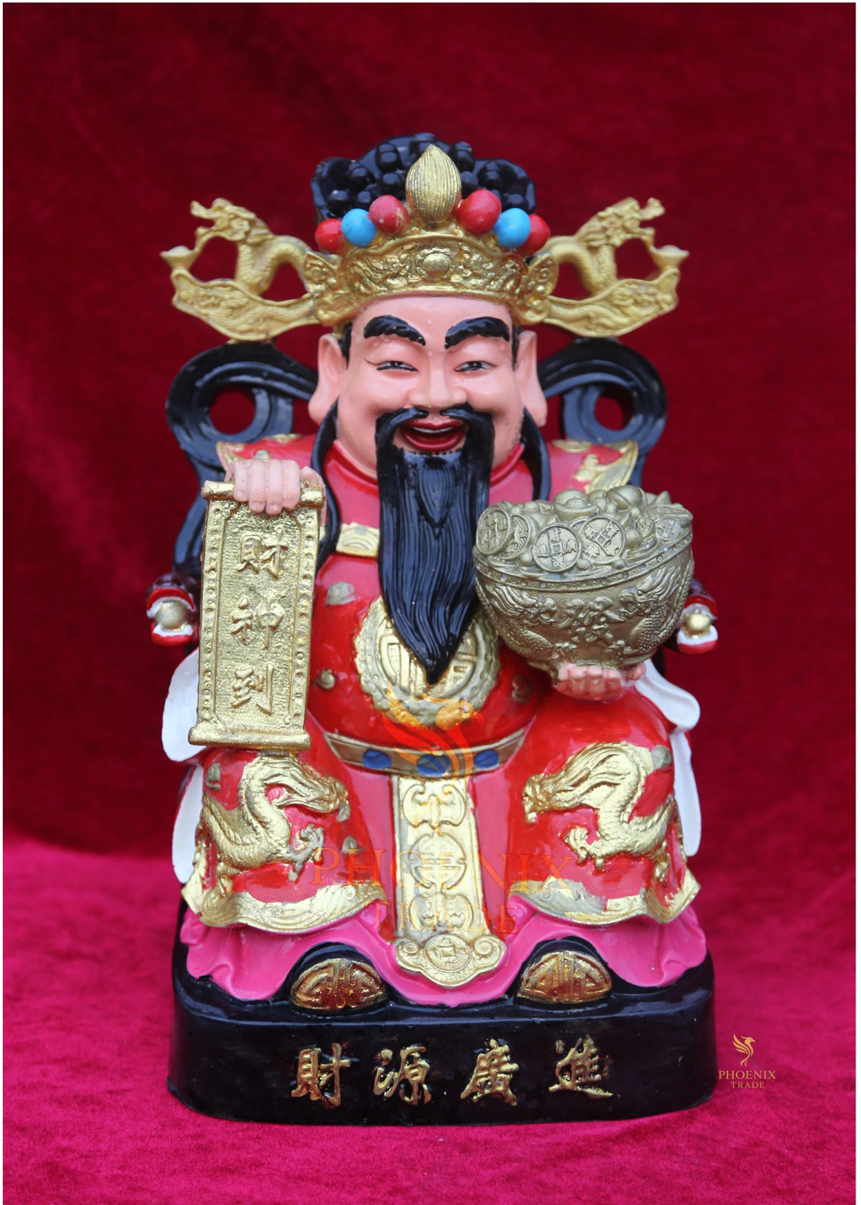 Resin Fortune God Figurine