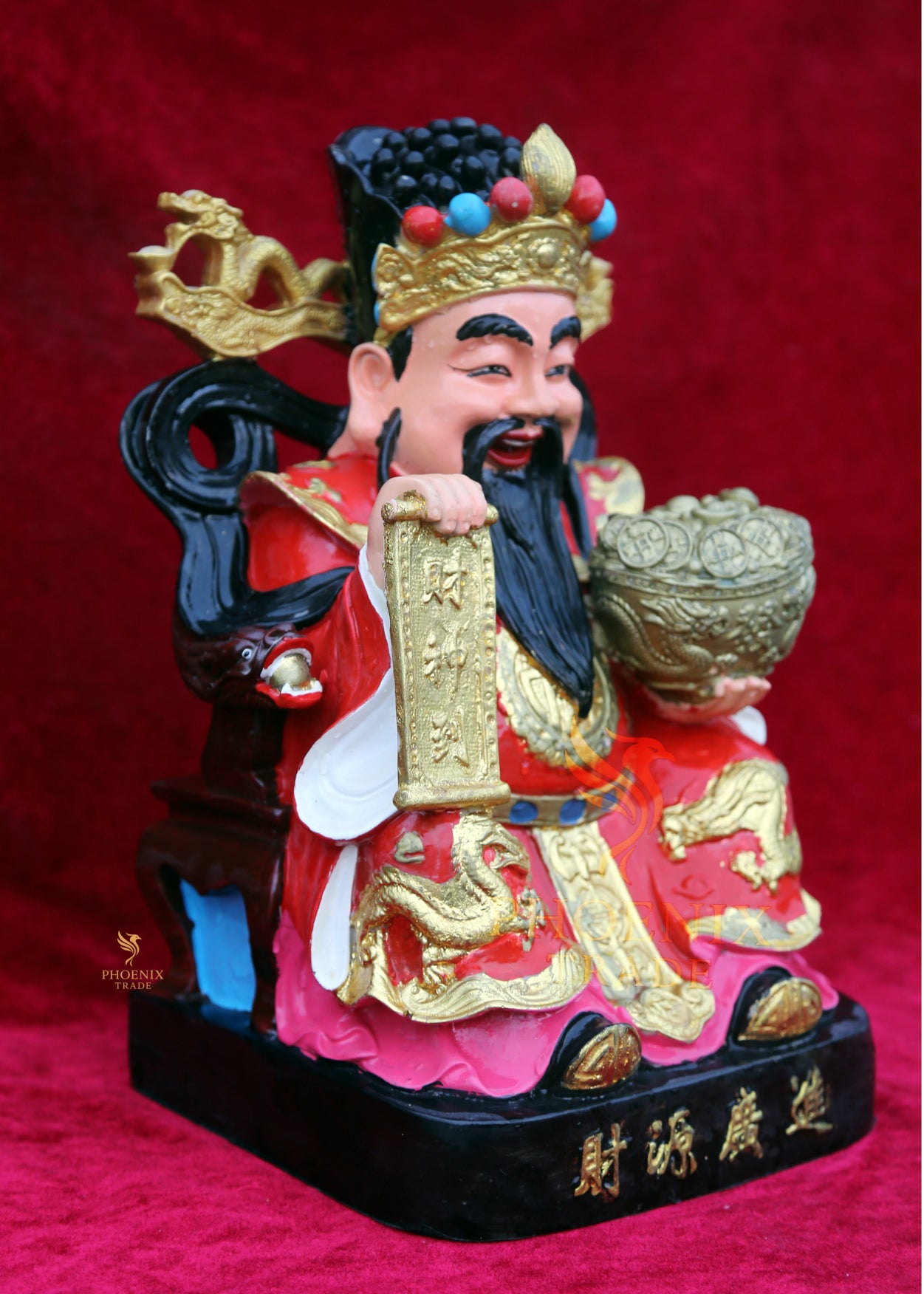 Resin Fortune God Figurine